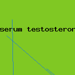 serum testosterone level